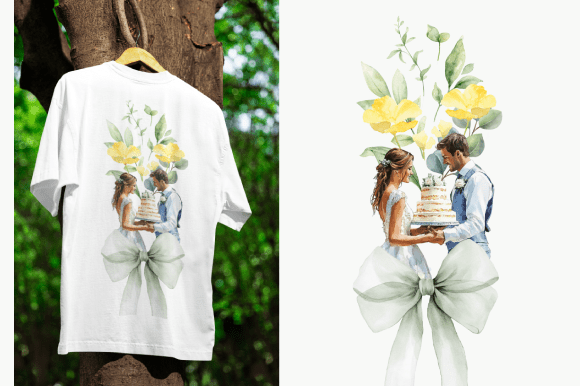 Elegant Watercolor Wedding Couple: A Guide to Romantic Design