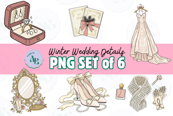 Elegant Winter Wedding Graphics: Your Creative Toolkit
