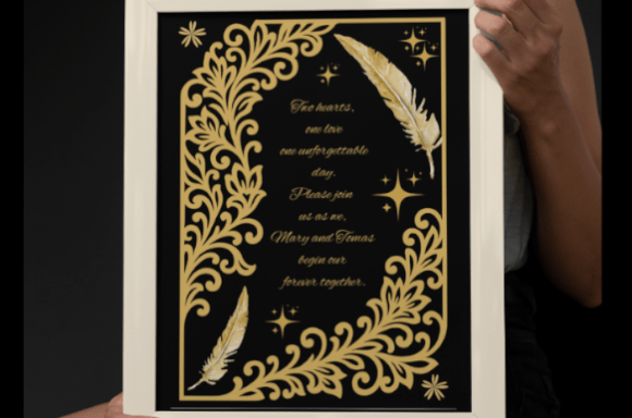 Golden Floral Wedding Invitation: A Designer's Deep Dive