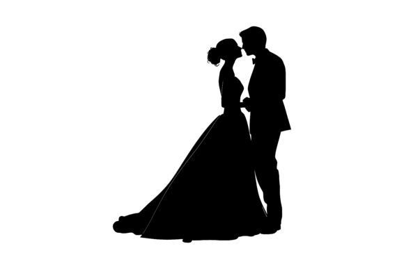 Wedding Couple Silhouettes: Crafting Timeless Romance in Your Designs