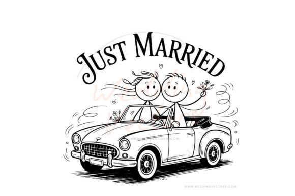 Wedding Couple Stick Figures 148: A Font That Tells Your Love Story