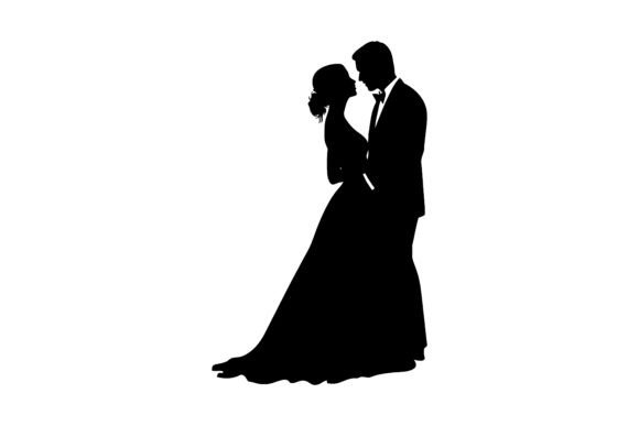 Wedding Love Couple Silhouette Design: A Designer's Go-To Asset